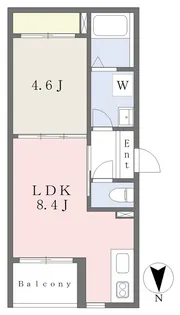Kirari長町【3階】の間取り