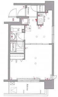 ディム秋葉原【7階】の間取り
