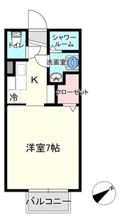 POBOII【2階】の間取り