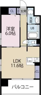 ヴァンドーム新蔵【3階】の間取り