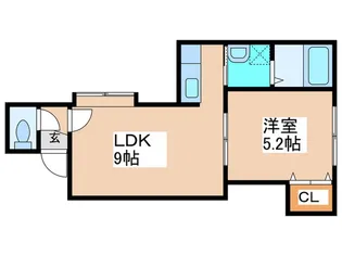 リバーエミール【2階】の間取り