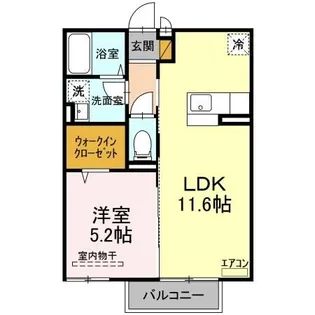 フェリーチェ B【2階】の間取り