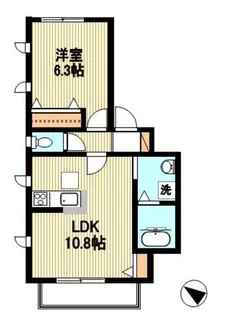 ペアリーフ【1階】の間取り