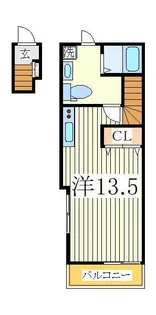 ヒルズ新柏【2階】の間取り