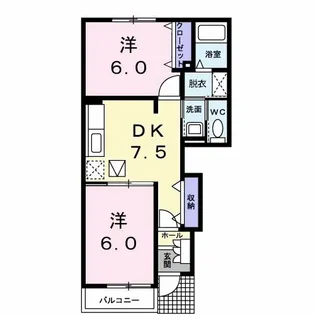 サンリット I【1階】の間取り