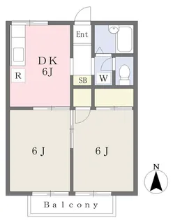ルピナス手形【2階】の間取り