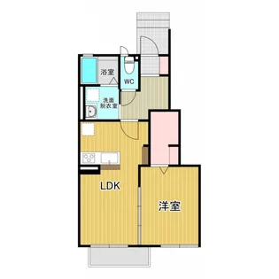 プリエールA棟【1階】の間取り