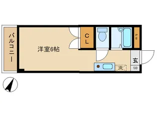黒田ビル【3階】の間取り
