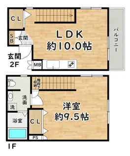 エスパス塚口の間取り