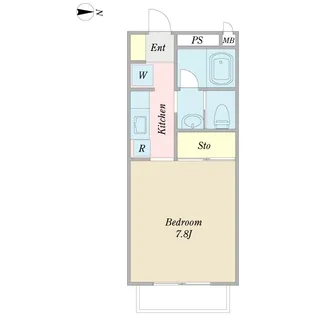 ヴィラージュ【2階】の間取り