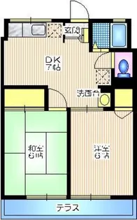 シティハイム 藤【2階】の間取り