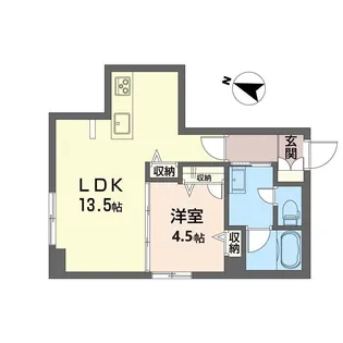 ルルブラン【1階】の間取り