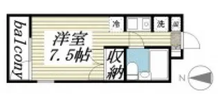 メゾン・ド・ルウィール【1階】の間取り