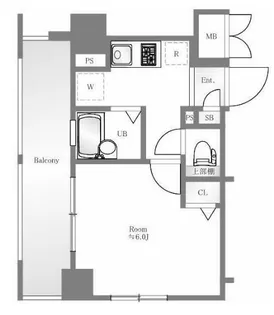 L-Flat田町 エルフラット田町【4階】の間取り