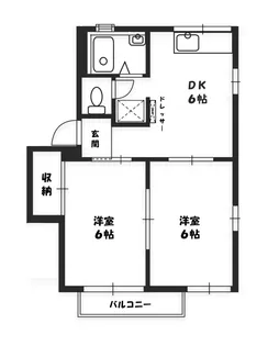 青空とそよ風のaria【2階】の間取り