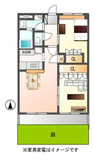 マルベリー ヴィレッジ ノース【2階】の間取り