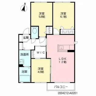 ローゼン【2階】の間取り