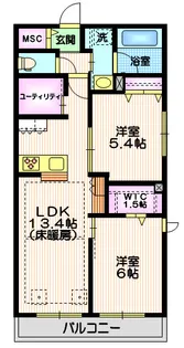 仮)鵠沼桜が岡4丁目メゾン【3階】の間取り