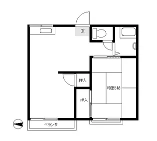 グランデュール湘南A【2階】の間取り