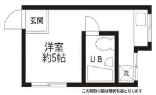 パークサイド湊川【1階】の間取り