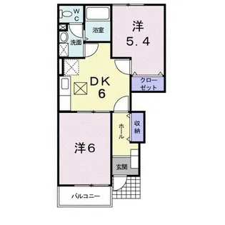 ボンジュール【1階】の間取り