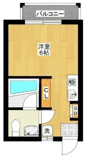 コーポ油井【2階】の間取り