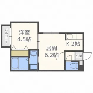 フォートレス澄川【3階】の間取り