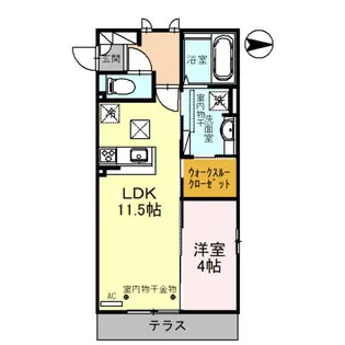espoir2(エスポワール)【1階】の間取り