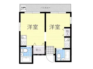 富士グランドビル【5階】の間取り
