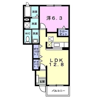 グレンツェント・ヴィラ【1階】の間取り