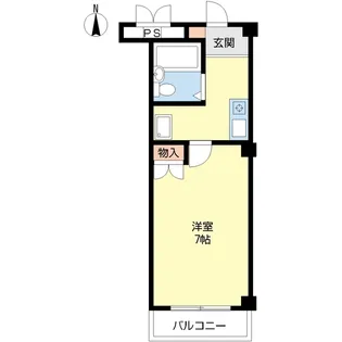 エンテイ上小出【3階】の間取り