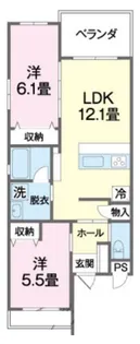 セレーノHOUSE(O)【3階】の間取り