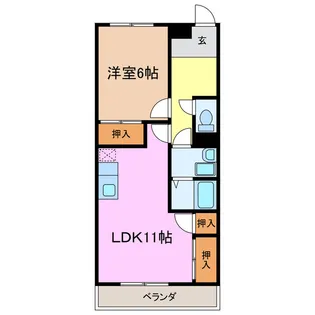 有松ヒルズ【2階】の間取り