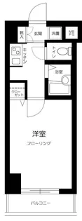 ヴェルステージ吾妻橋【10階】の間取り