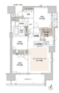 ザ・パークハウス本郷【2階】の間取り
