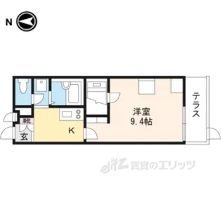 レオパレス大陽伍番館【3階】の間取り