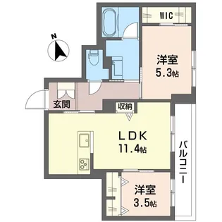 ピステン M【3階】の間取り