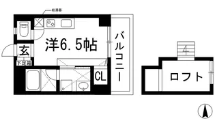 吉永ビル鼓ヶ滝駅前【5階】の間取り