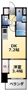 D.Clarest玉造【2階】の間取り