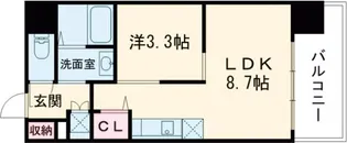 HMレジデンス【3階】の間取り