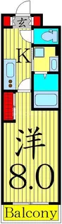 メルヴェーユハウスII【3階】の間取り