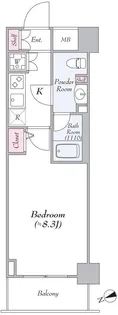 サンパレス駒込壱番館【2階】の間取り