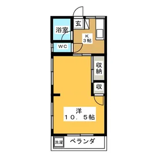 宮田ハイツ【2階】の間取り