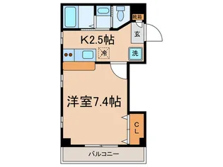 プラティス喜多見【3階】の間取り