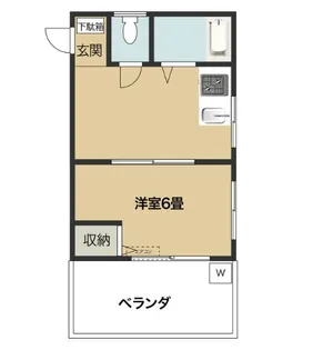 ヴィヴレ中里【3階】の間取り