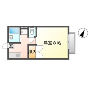 シャルマン田井【2階】の間取り