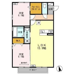 N.ソフィア【2階】の間取り