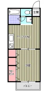 セジュールJINNO【1階】の間取り