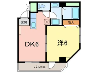 カーサ森【2階】の間取り