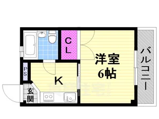 メゾン花園【1階】の間取り